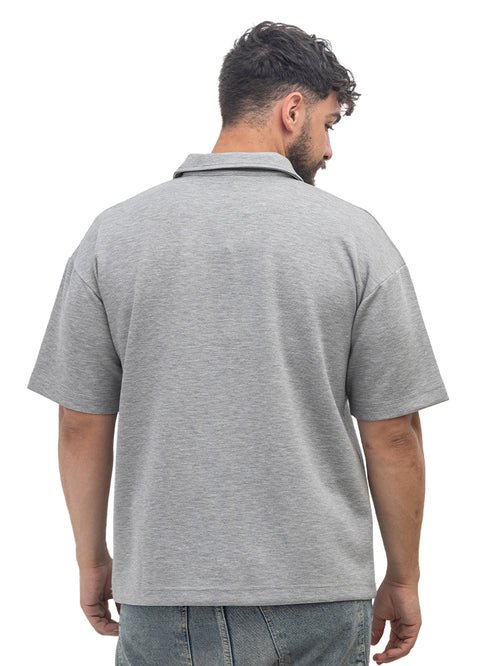Grey Design 3071 NF-Polo Neck T-Shirt