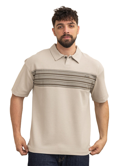 Grey Design 3076 NF-Polo Neck T-Shirt