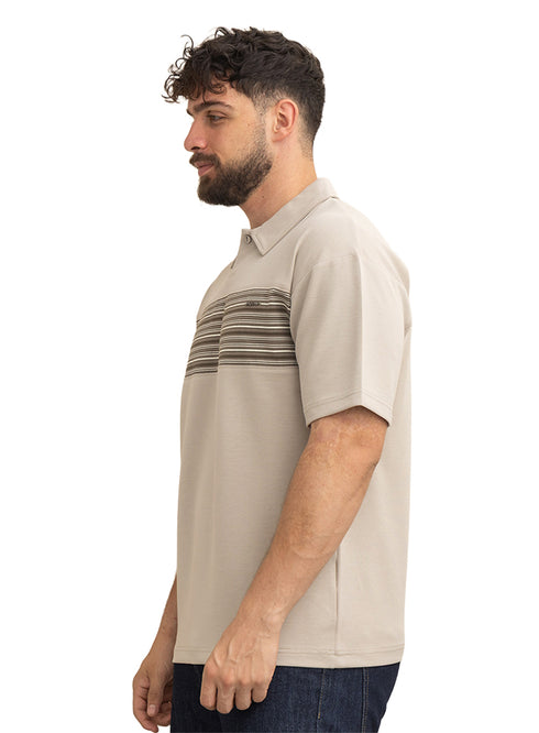 Grey Design 3076 NF-Polo Neck T-Shirt