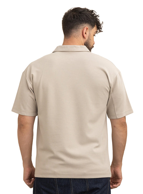 Grey Design 3076 NF-Polo Neck T-Shirt