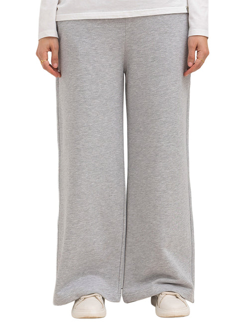 Grey Melton Wide Leg (W)