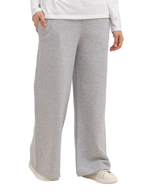 Grey Melton Wide Leg (W)