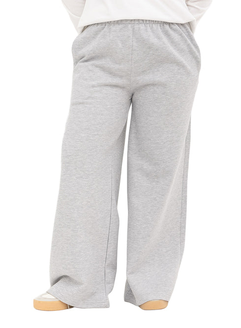 Grey Melton Wide Leg (W)