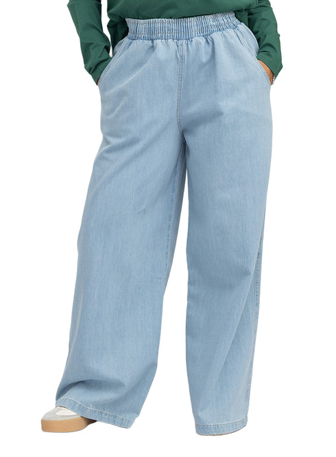 Ice Denim wide leg pants