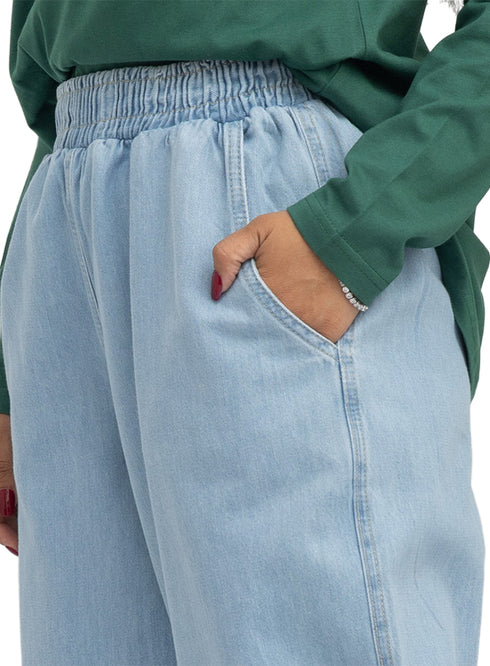 Ice Denim wide leg pants