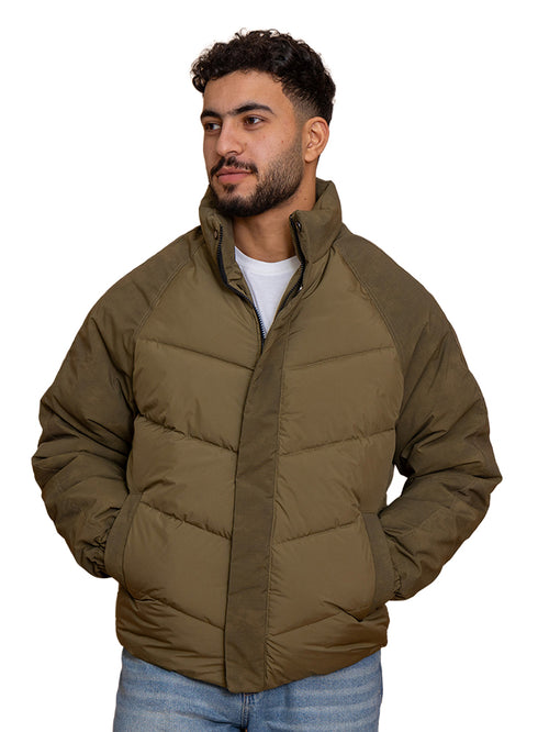 Khaki Puffer Jacket 6
