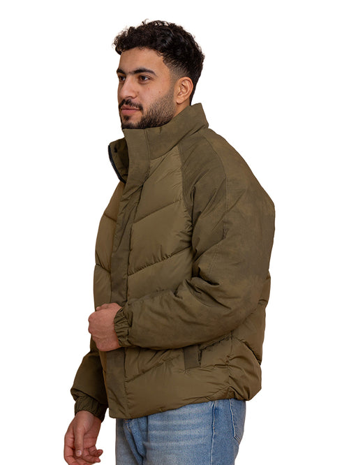 Khaki Puffer Jacket 6