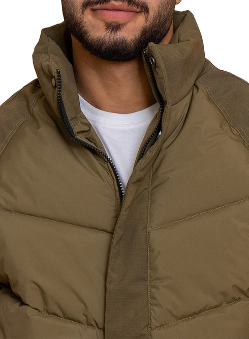 Khaki Puffer Jacket 6