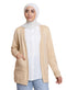 Latte Basic Pocket Cardigan