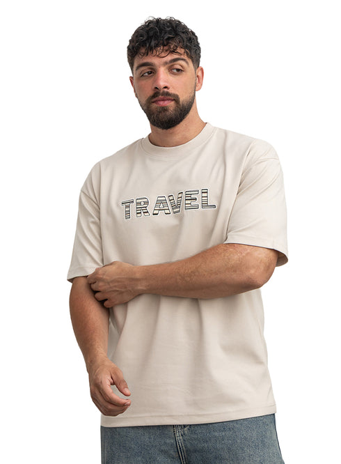 Latte Design 4025 NF-Round T-Shirt