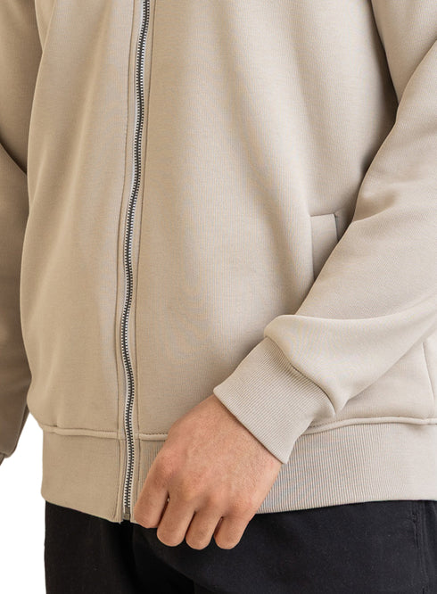 Latte High Neck Sweater