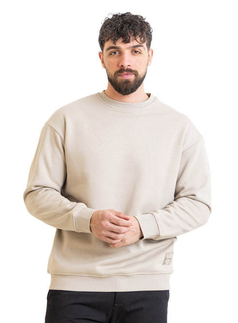 Latte Lined Over Size Sw-Round