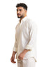 Latte Linen Shirt