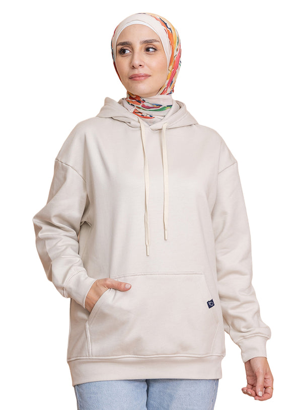 Latte Over Size Hoodie