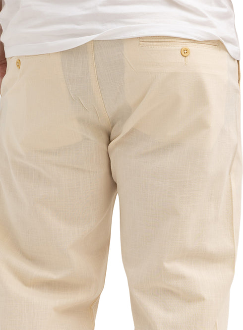 Latte linen Pant