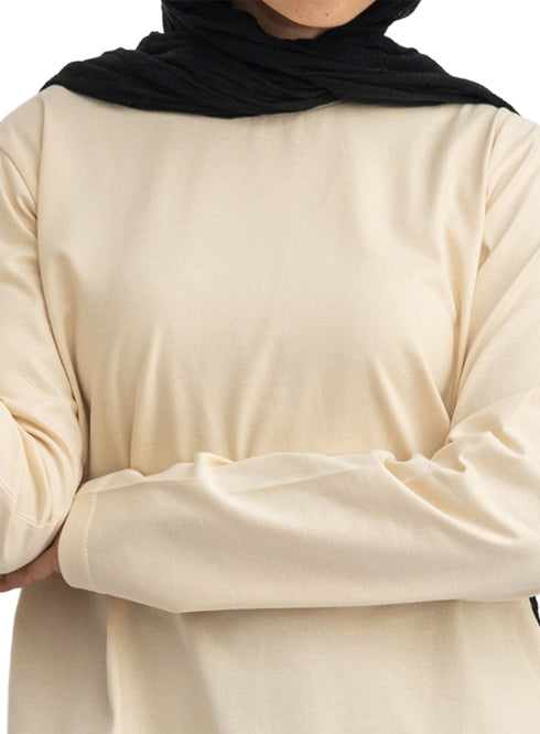 Light Latte Cur.Long-Sleeve