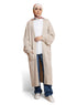 Light Latte Knit-Long Cardigan