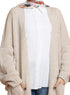 Light Latte Knit-Long Cardigan