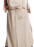 Light Latte Knit-Long Cardigan