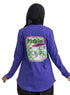 Light purple-Design 4 Printed Long-Sleeve