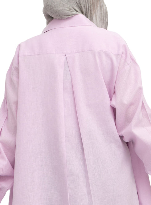 Lilac Linen Dress Shirt