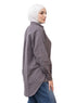 Magnet Pocket Over Size Linen Shirt