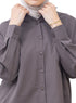 Magnet Pocket Over Size Linen Shirt