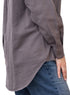 Magnet Pocket Over Size Linen Shirt