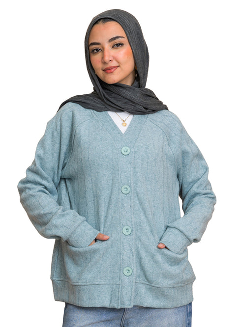 Mint RD-Patterned Sweater