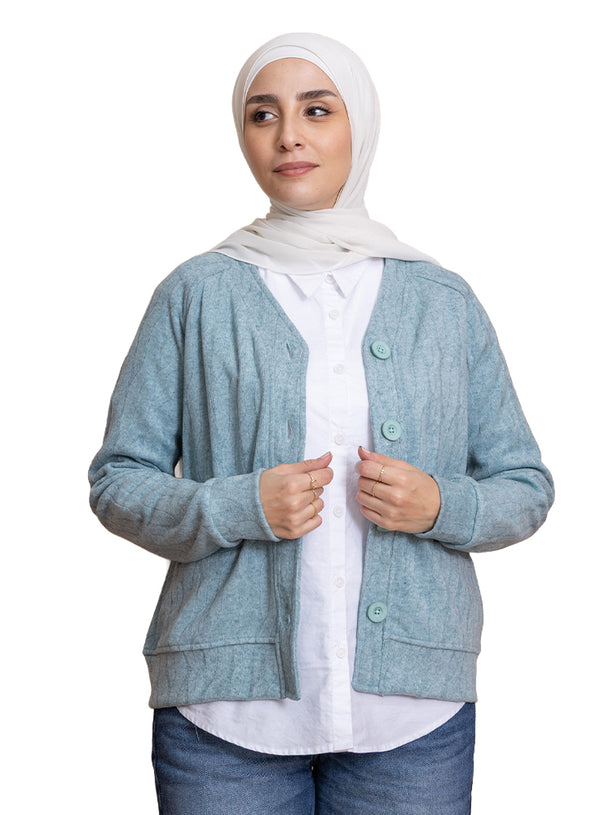 Mint RD-Patterned Sweater