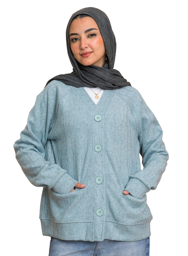 Mint RD-Patterned Sweater