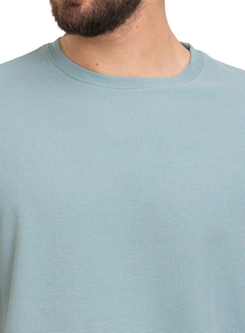 Mint Squares Round T-Shirt