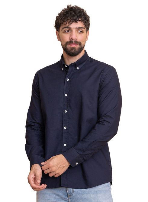 Navy Oxford Shirt
