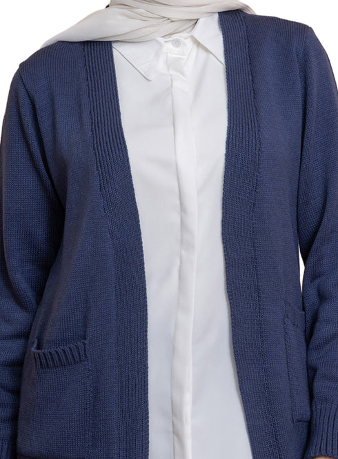 Ocean Basic Pocket Cardigan