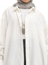Off-White Linen Dress Shirt