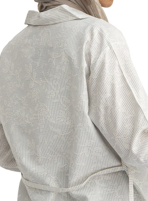 Off-White RD- Jacquard Embroidered Shirt