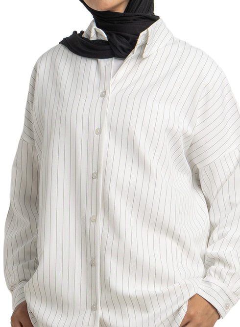 Off-White Striped Suit