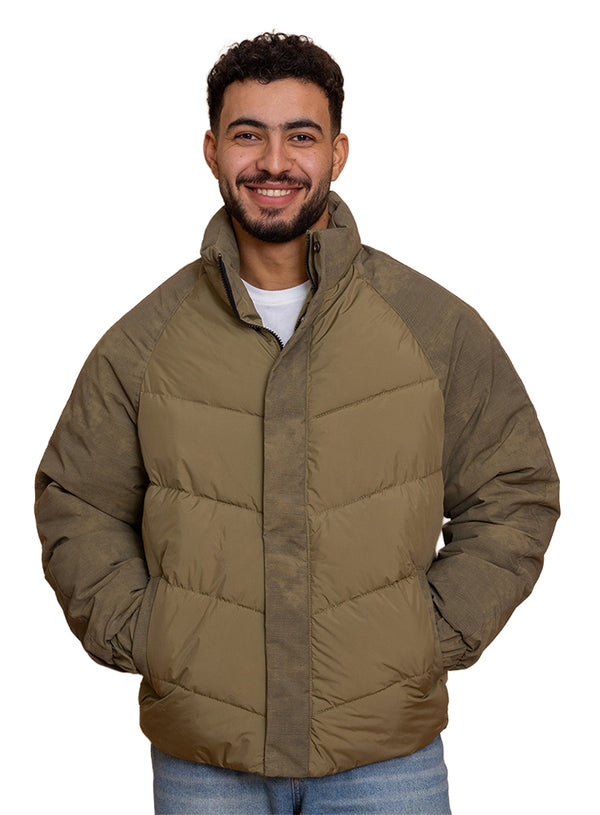 Olive Puffer Jacket 6