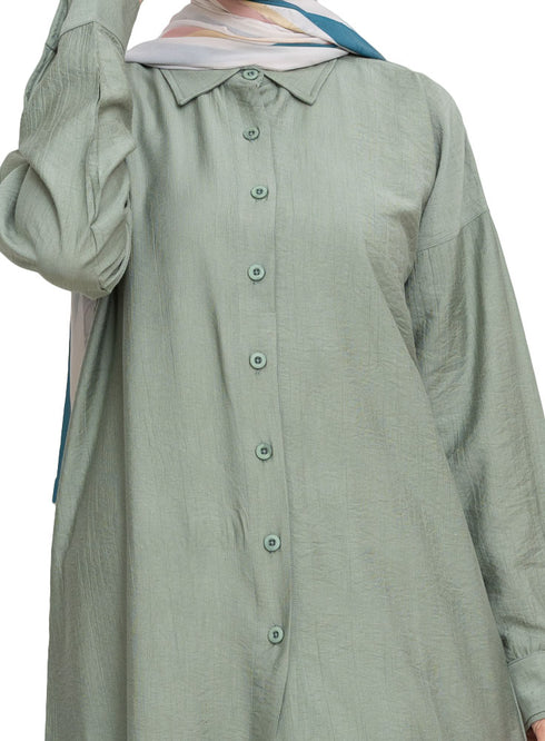 Olive RD-Long Shirt
