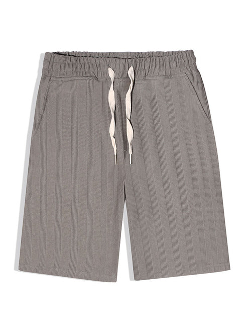 Olive Striperd Jacquard Short