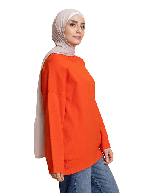 Orange Over Size Half Cool