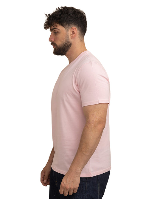 Pink Relaxed Round T-Shirt