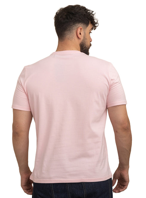 Pink Relaxed Round T-Shirt