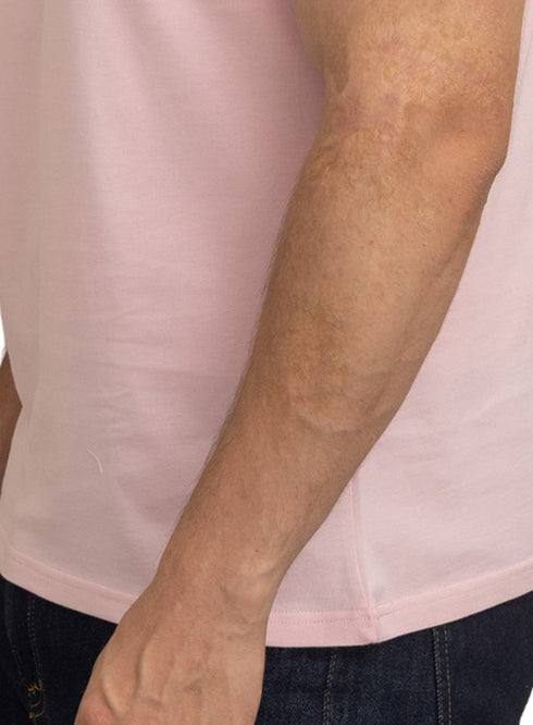 Pink Relaxed Round T-Shirt