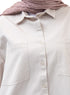 Pumic Stone Cur-Gabardine Shirt