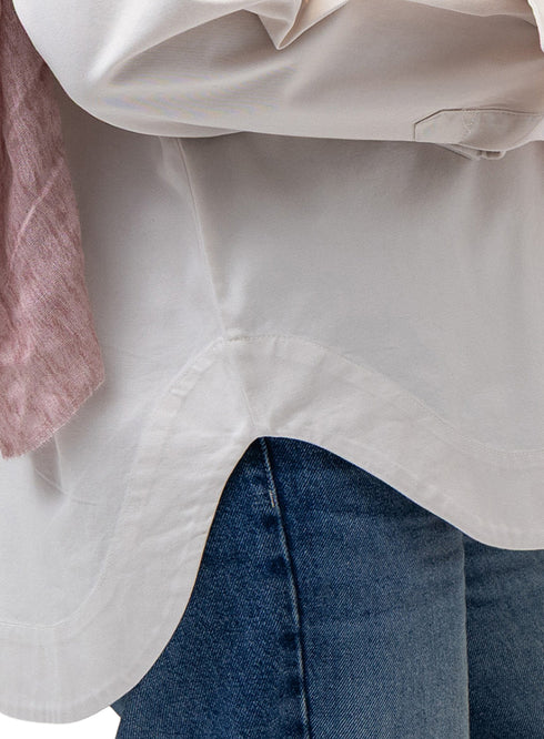 Pumic Stone Cur-Gabardine Shirt