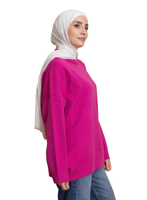 Purple Over Size Half Cool