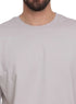 تي شيرت أوفر سايز - سيلفر