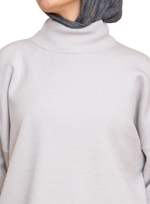 هاف كول اوفر سايز - سيلفر