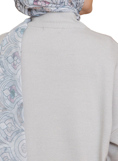 هاف كول اوفر سايز - سيلفر